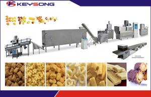 China Cream / Wheat Puff Making Machine 76kw , High Efficiency Food Processing Machinery wholesale