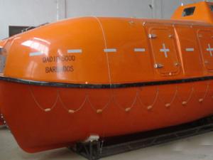 China Marine Total Enclosed/ Free Fall Lifeboat, FRP Lifeboat/ Life Boat/ Fast Rescue Boat for Sale, Manufacturer's Price wholesale