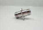 Stainless Steel N Type Straight 4 Hole Flange Mount Female To Female Coaxial