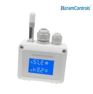 China Air Temperature And Humidity Sensor RS485 Wall Mount Temp Humid Transmitter wholesale