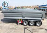 Rear Dump Trailer End Dumping Dumper Semi Truck Trailer 50t To 70 Ton 3 Axles