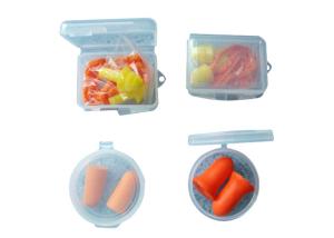 China Plastic Container Small Ear Plugs For Sleeping / Snoring OEM Available wholesale