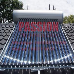 China 316 Stainelsss Steel 300L Solar Heating Glass Pipe Hotel Solar Water Heater wholesale