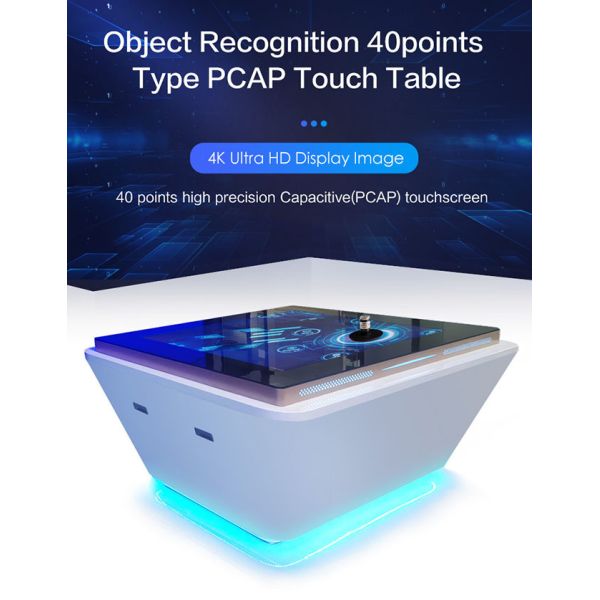 55 inch Advertising Kiosks hd videos interactive whiteboard touch screen table with touch screen