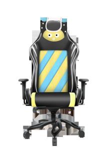China Child Ergonomic Racing Computer Chair Black Cream Butterfly Adjustable Seat wholesale