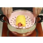 Tasteless Practical Silicone Kitchen Product Food Steamer Nontoxic