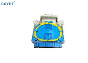 China Cold Roll Steel Material Fiber Optic Cable Termination Box Din Rail Mounted wholesale