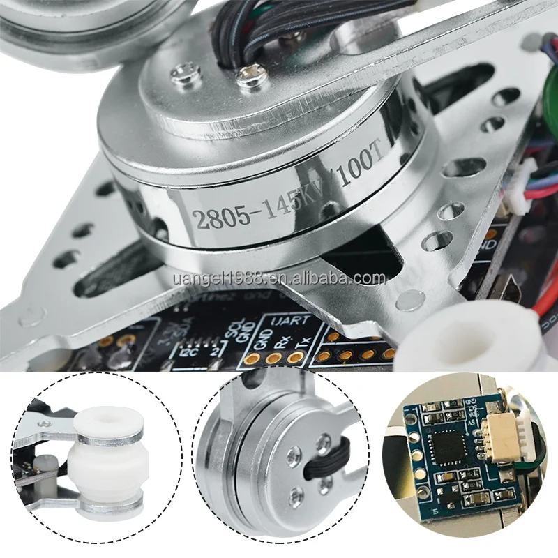Uangel 3 Axis Brushless Gimbal Camera Mount 32bit Storm Controller Broad For Gopro3 4 SJ4000 Xiaoyi DIY FPV