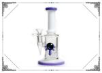 Mini White Glass Smoking Water Pipe , Puper Mouth Tobacco Tube Glass