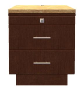 China Wooden hotel furniture stone top night stand/bed side table NT-0006 wholesale