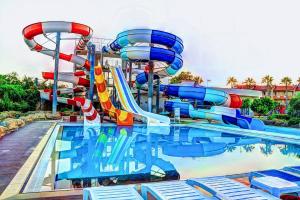 China Water Park Playground Games Fiberglass Play Equipment Spiral Slide For Kids wholesale