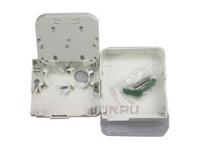 China White Color Fiber Optic Cable Termination Box , PC+ABS fiber optic cable box wholesale