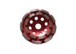 Red 4 Inch Diamond Cup Wheel Concrete Grinding Wheel For Grinder