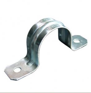 Galvanized Steel IMC Conduit And Fittings 1 / 2 to 4 IMC Two Hole Strap Available