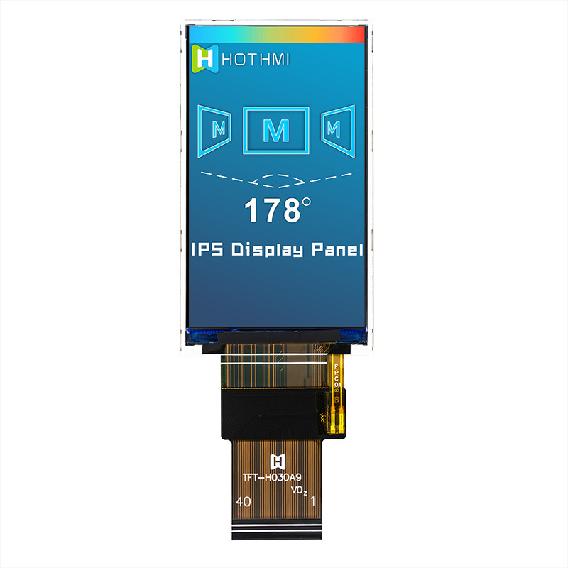 3.0 Inch IPS 360x640 ST7701 Portrait TFT Display Panel SPI For Handheld Devices