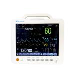 Transport patient monitor vital sign monitor for hospital with ecg temp resp