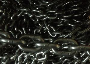 China Maximum 32mm G80 Lifting Chain , Polishing And Black Blackened Lifting Chains wholesale