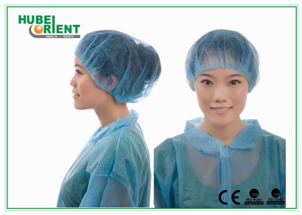 Non Woven Single Elastic Surgical Head Hair Cover Nonwoven Disposable Bouffant