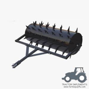 China LAS14 - 14mm Diameter Atv Ballast Roller with spikes tooth ; Lawn aerator Roller with tines For Farm wholesale
