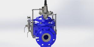 China Stainless Steel Pilot Flow Control Valve Nylon Reinforcement Diaphragm wholesale