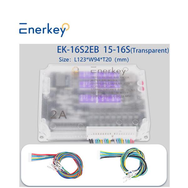 Enerkey 2A 4A Smart Active Balancer 15S 16S Lifepo4 / Li-ion Battery Equalizer For Electric Bicycle