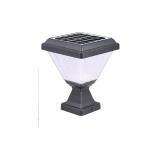 Solar Waterproof Led Post Lights Outdoor Column Headlight Pillar Fence Lamp with
