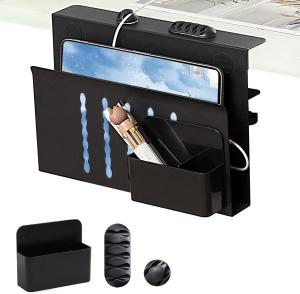 China Steel Hanging Desk Organizer and Cable Management Tray Perfect for Desk Side Storage wholesale