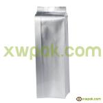 Middle Sealing Flat Bottom Gusset Bags Aluminum Foil Food Grade Heat Seal