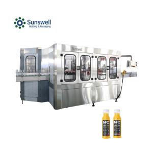 China Fresh Juice Filling Machine Plastic Bottle Beverage Filling Production Line wholesale