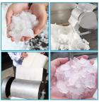 Hot sale commercial electric automatic stainless steel ice crusher machine