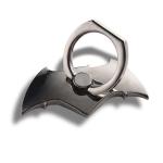Mini Durable Zinc Alloy Bat Design Metal Die Casting Process Black Phone Stand