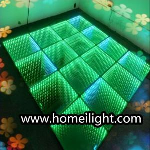 China 3D Magic Stage Effect LED RGB Mirror Dance Floor for Party Nightclub Disco Equipment wholesale