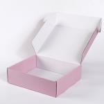 E Flute Corrugated Mailing Boxes 66% Recycled Material For Clothes