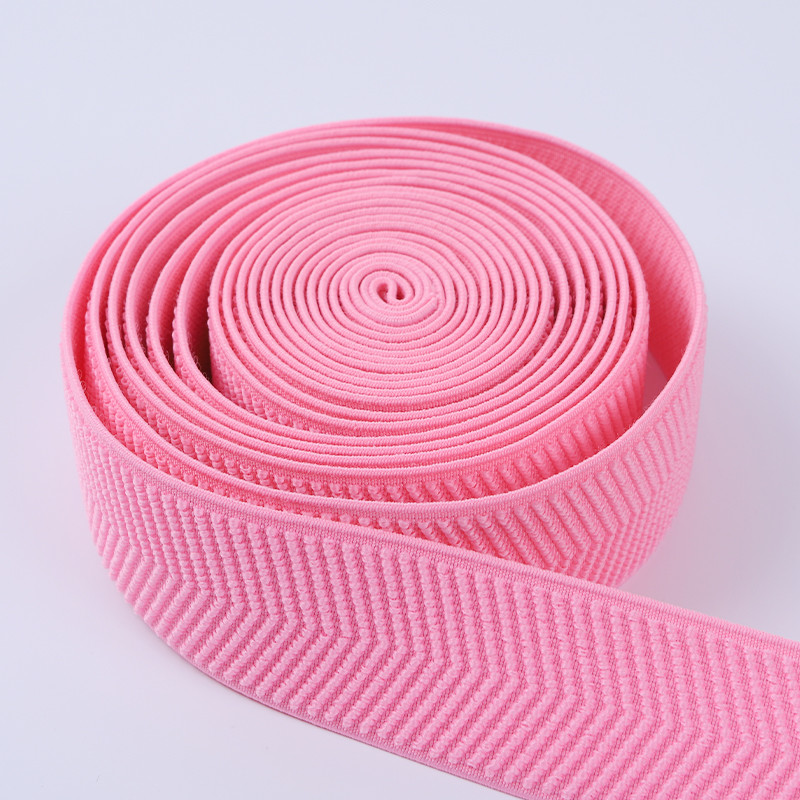 Customizable 3.5cm Polyester Herringbone Elastic Webbing For Garment Production