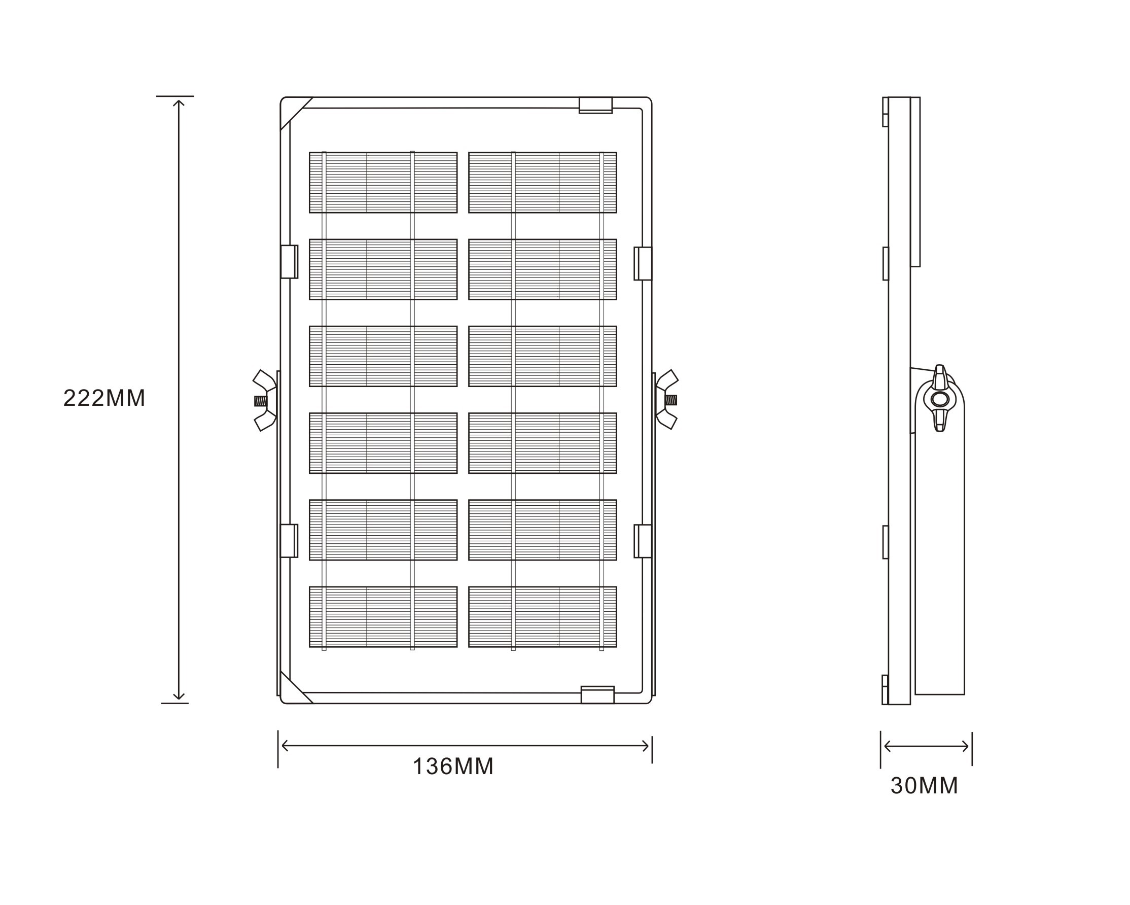 Remote Control 360° 5500K Solar Rechargeable Light