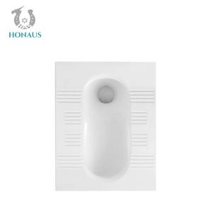 China Complete Set Ceramic Squat Pan Toilet Flushing Tank Odor Resistant Bathroom Toilet wholesale