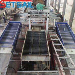 China 4.5m-10m Width Chain Bucket River Gold Diamond Mining Equipment with Trommel Screen wholesale