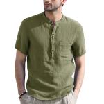 Stand Up Collar Heavyweight T Shirt Sport Breathable Short Sleeve