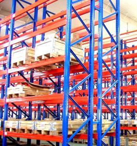China Q235 Steel VNA Pallet Rack Powder Coating Euro Pallet Racking wholesale