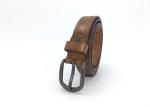 Alloy Pin Buckle 2.3 CM Womens Full Grain Leather Belt