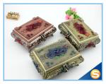 Pierced Earring Jewelry Box Silver Plated Jewelry Box Vintage Jewelry Box