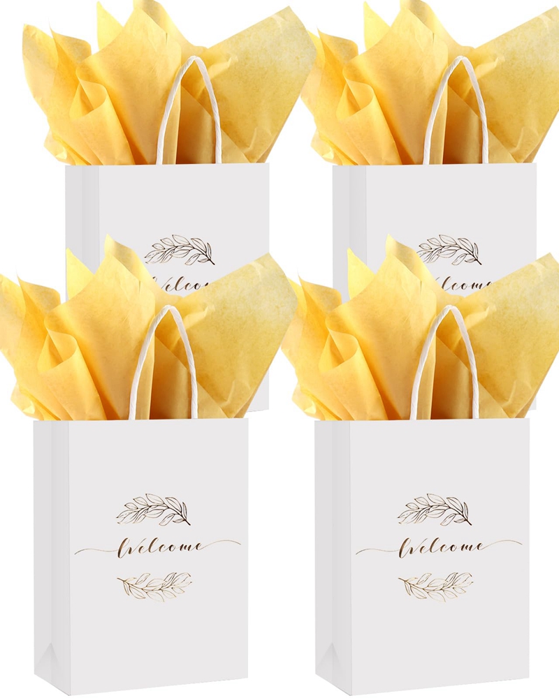 Hand Length Handle Popular Design Your Own Logo Handle Bulk Thank You Gift Carry Kraft Paper Bags