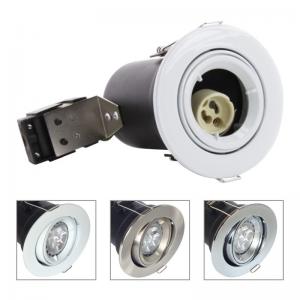 China China GU10 Aluminium Centre Tilt LED Fire Rated Downlight - White Color on sale