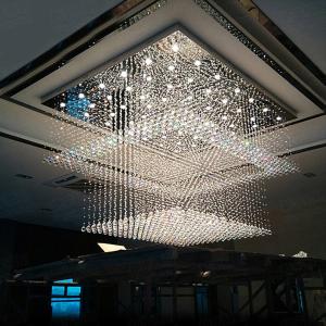 China Modern Design Large Crystal Chandelier Hotel Lighting AC110V 220V Hotel Contemporary chandelier（WH-NC-106) wholesale