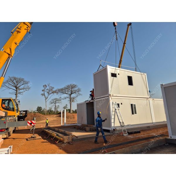 Modular Prefabricated Container Building for Mining Camp Accommodation