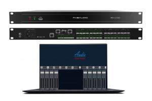 China 12 Channel Dante DSP Processor AES67 Digital Mixer Audio Matrix wholesale