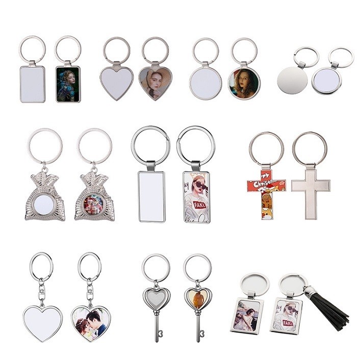 Metal Sublimation Keyring for Sublimation Heat Transfer Printing