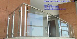 China 3-10mm Tempered Laminated Glass Sheets 0.76mm PVB For Balstrade Glass wholesale