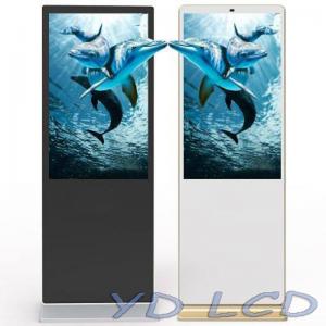 China 65-Inch LCD Touch Display Floor Standing Advertising Player Digital Signage with Right Angle for Hotel on sale