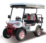 Classic Red And White Color 2+2 Lithium Battery Electric Golf Cart Supports